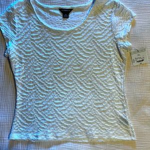 NWT Liz Claiborne Career Textured Tee
